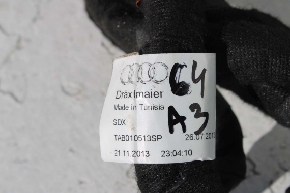 AUDI A3 Wiązka instalacja wewnętrzna 8V1971051 8V1971051 Silnik benzyna 1.8 TFSi 5G0971072 8V1971051 8V1 971 051 USA 8V1971051