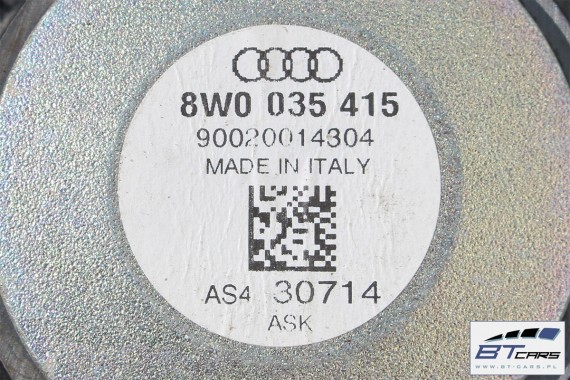 AUDI A4 GŁOŚNIKI NAGŁOŚNIENIE KOMPLET 8S0035411 8W0035415 ZESTAW GLOŚNIKÓW 8W 2015-