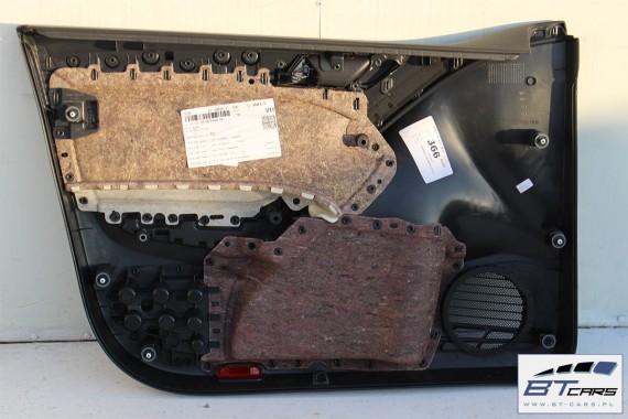 VW GOLF 6 VI BOCZKI BOCZEK DRZWI drzwiowe tapicerka 5K 5K4 5-cio drzwiowy welur czarne listwy piano GTi 5K4867011 5K4867012