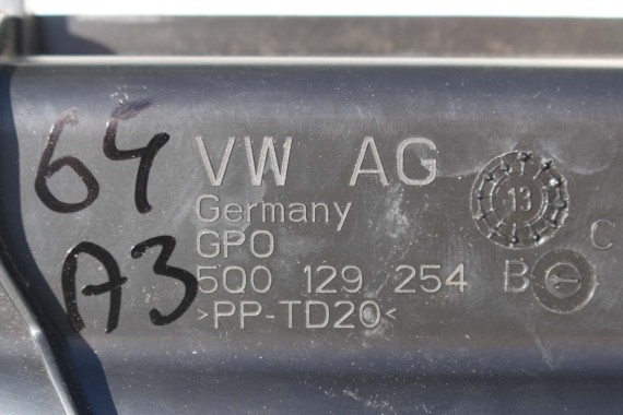 AUDI VW SKODA ŁAPAK WLOT POWIETRZA PASA 5Q0129254B 5Q0 129 254 B kierownica łapacz dolot kanał 5Q0129254J 5Q0129254A 5Q0129254B