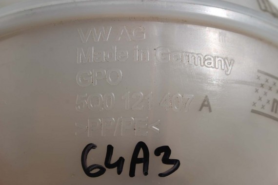 AUDI VW SEAT SKODA ZBIORNIK WYRÓWNAWCZY 5Q0121407A 5Q0 121 407 5Q0121407G 5Q0121407T 5Q0121407M 5Q0121407F 5Q0121407D 5Q0121407