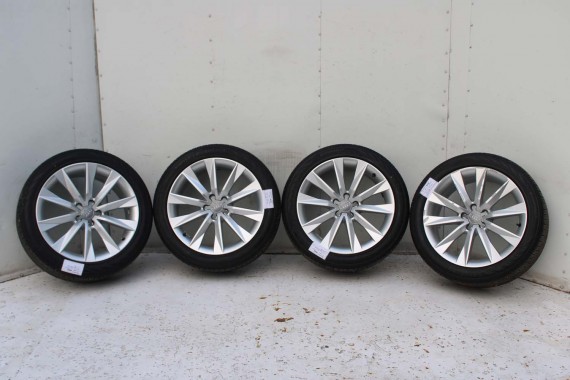 AUDI A7 FELGI 19 cali 4G8601025AD OPONY LATO KOŁA felga 8,5J*19JH2 ET32 opona CONTINENTAL 255/40/19 100H CONTIPROCONTACT A6 4G