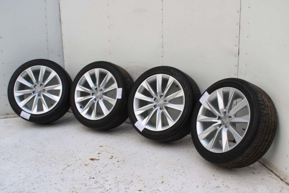 AUDI A7 FELGI 19 cali 4G8601025AD OPONY LATO KOŁA felga 8,5J*19JH2 ET32 opona CONTINENTAL 255/40/19 100H CONTIPROCONTACT A6 4G