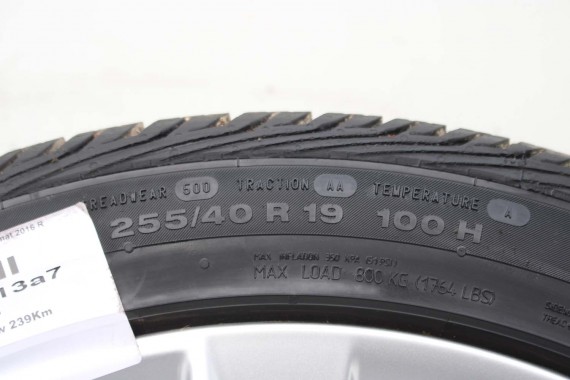 AUDI A7 FELGI 19 cali 4G8601025AD OPONY LATO KOŁA felga 8,5J*19JH2 ET32 opona CONTINENTAL 255/40/19 100H CONTIPROCONTACT A6 4G