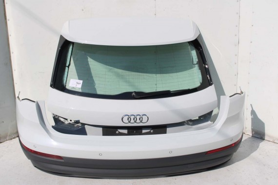 AUDI Q3 83A II TYŁ ZDERZAK + KLAPA BAGAŻNIKA + LAMPY lampa tylny Matrix 2Y2Y LS9R Gletscherweiss Biały F3 83A827025 83A807511