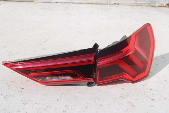 AUDI Q3 83A II TYŁ ZDERZAK + KLAPA BAGAŻNIKA + LAMPY lampa tylny Matrix 2Y2Y LS9R Gletscherweiss Biały F3 83A827025 83A807511