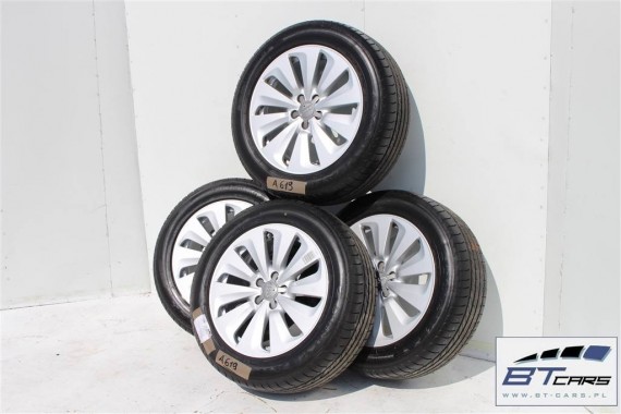 AUDI A4 A5 A6 A7 A8 FELGI 18 OPONY KOŁA felga 4H0601025AH 8.0J*18H2 ET28 opona GOODYEAR EFFICIENTER 235/55/18   8K 8T 8W 4G 4H