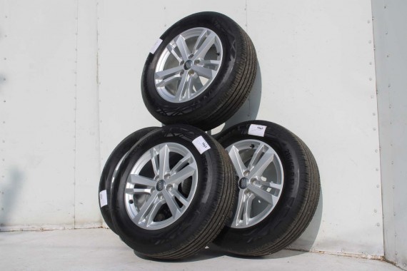 AUDI Q3 II FELGI 17 cali 83A601025F OPONY LATO KOŁA felga 83A601025 7J*17H2 ET40 opona LATO CONTINENTAL ECOCONTACT 215/65/17 99v