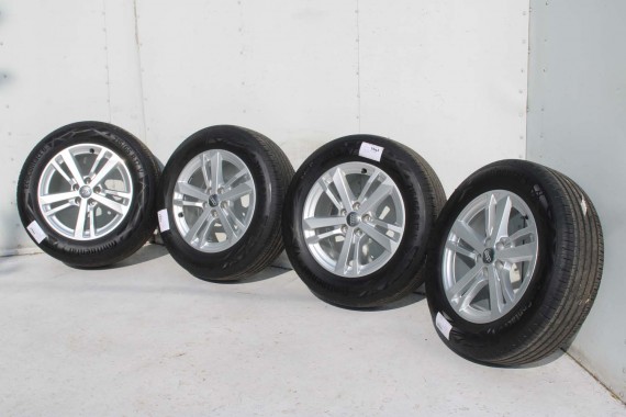 AUDI Q3 II FELGI 17 cali 83A601025F OPONY LATO KOŁA felga 83A601025 7J*17H2 ET40 opona LATO CONTINENTAL ECOCONTACT 215/65/17 99v