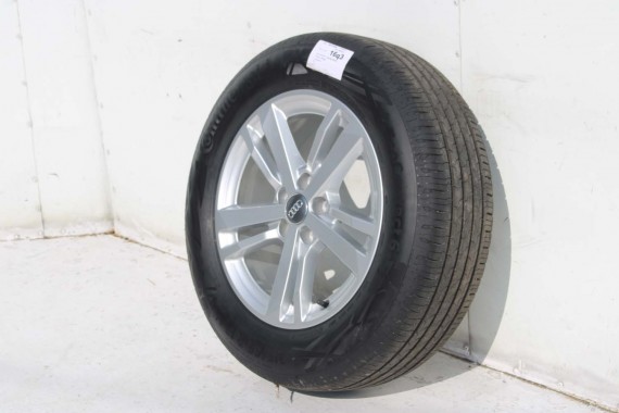 AUDI Q3 II FELGI 17 cali 83A601025F OPONY LATO KOŁA felga 83A601025 7J*17H2 ET40 opona LATO CONTINENTAL ECOCONTACT 215/65/17 99v