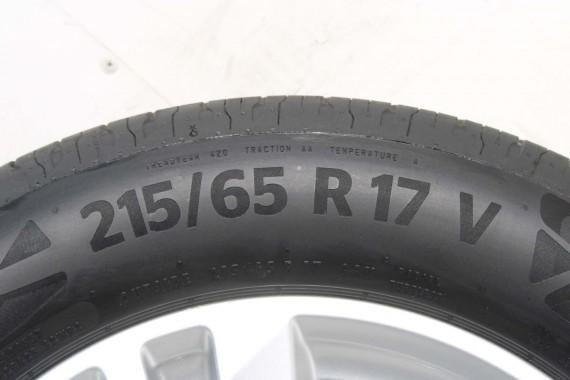 AUDI Q3 II FELGI 17 cali 83A601025F OPONY LATO KOŁA felga 83A601025 7J*17H2 ET40 opona LATO CONTINENTAL ECOCONTACT 215/65/17 99v