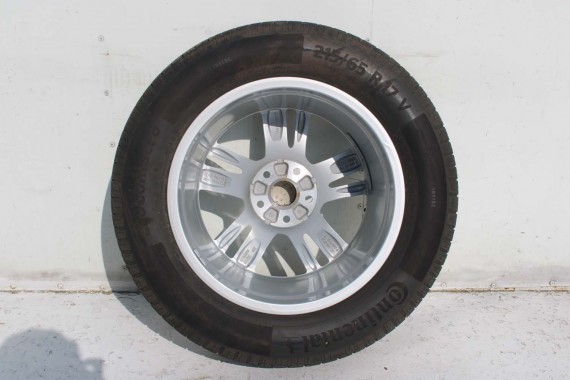 AUDI Q3 II FELGI 17 cali 83A601025F OPONY LATO KOŁA felga 83A601025 7J*17H2 ET40 opona LATO CONTINENTAL ECOCONTACT 215/65/17 99v