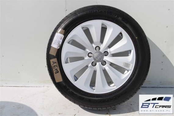 AUDI A4 A5 A6 A7 A8 FELGI 18 OPONY KOŁA felga 4H0601025AH 8.0J*18H2 ET28 opona GOODYEAR EFFICIENTER 235/55/18   8K 8T 8W 4G 4H