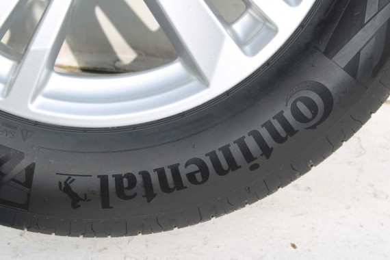 AUDI Q3 II FELGI 17 cali 83A601025F OPONY LATO KOŁA felga 83A601025 7J*17H2 ET40 opona LATO CONTINENTAL ECOCONTACT 215/65/17 99v