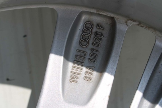 AUDI Q3 II FELGI 17 cali 83A601025F OPONY LATO KOŁA felga 83A601025 7J*17H2 ET40 opona LATO CONTINENTAL ECOCONTACT 215/65/17 99v