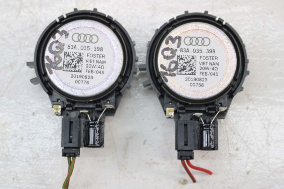AUDI Q2 Q3 GŁOŚNIKI ZESTAW GŁOŚNIKÓW 83A035399 83A035415 83A035411 83A035398 83A035382 FL LIFT GŁOŚNIK TUBA A1 A3 83A 035 411
