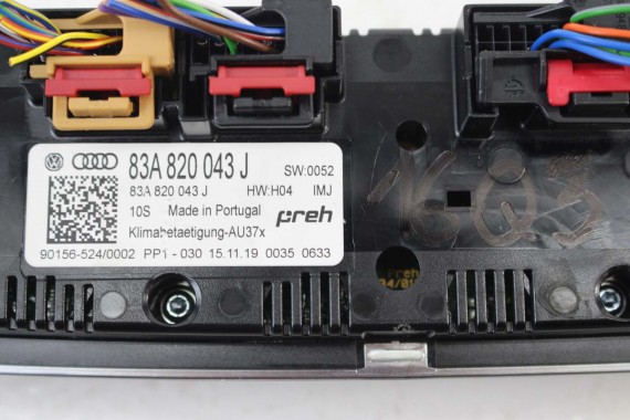 AUDI Q3 PANEL KLIMATYZACJI KLIMY 83A820043J 83A 820 043 J moduł sterownik nawiewu 83A820043E 83A820043S 83A820043AC 83A820043J