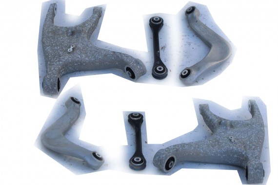 AUDI A7 WAHACZ TYŁ 8R0505311F 8K0505323H 8K0501529L 8K0505465G SANKI komplet 4H D4 8R0505311B 8R0505311E 8K0505323D 8K0505323F