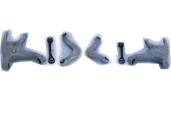 AUDI A7 WAHACZ TYŁ 8R0505311F 8K0505323H 8K0501529L 8K0505465G SANKI komplet 4H D4 8R0505311B 8R0505311E 8K0505323D 8K0505323F