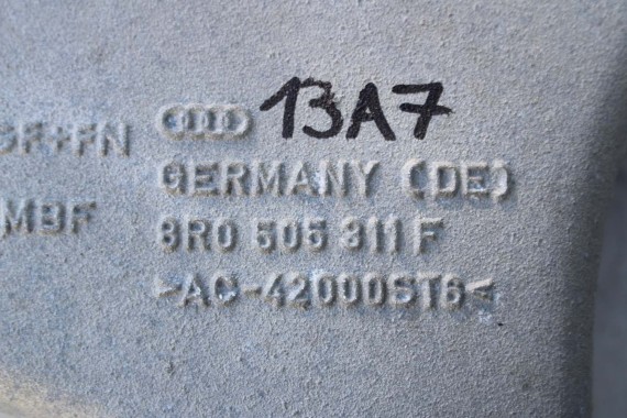 AUDI A7 WAHACZ TYŁ 8R0505311F 8K0505323H 8K0501529L 8K0505465G SANKI komplet 4H D4 8R0505311B 8R0505311E 8K0505323D 8K0505323F