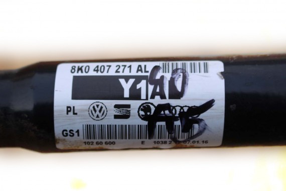 AUDI A4 A5 PÓŁOŚ PRZÓD 8K0407271AL 8K0 407 271 AL PRZEDNIA 8K B8 8T 8F 8K0407271AL 8K0407271AL 8K0407271AF 8K0407271AL 8K0407271