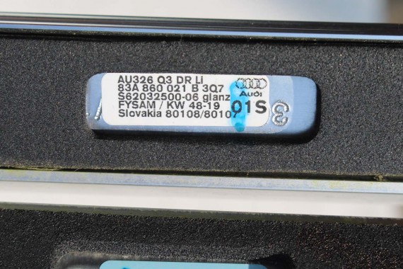 AUDI Q3 83A RELINGI DACHOWE 83A860021B 83A860022B 83A 860 021 B 83A 860 022 B 83A860021B 83A860022B 83A860021A 83A860022A