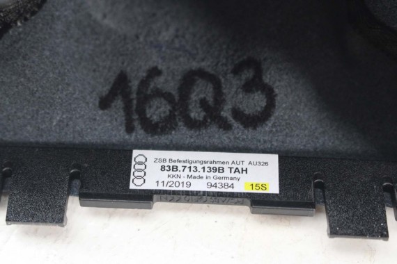 AUDI Q3 GAŁKA ZMIANY BIEGÓW + MIESZEK 83B713139B IBR - czarny (soul) 83A F3 83B713139 83B713139B 83B713139B 83B713139B 83B713139