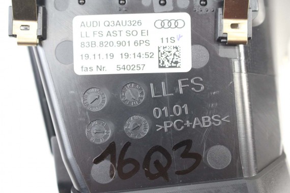 AUDI Q3 RSQ3 WLOT KTRATKA POWIETRZA KONSOLI 83B820901 83B820902 83B820903 wloty kratki 83A F3 83B820901 83B820902 83B820903