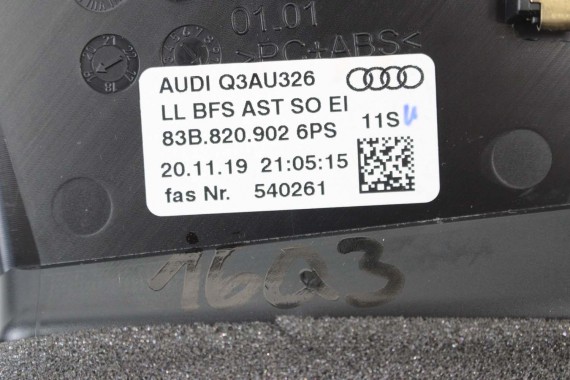 AUDI Q3 RSQ3 WLOT KTRATKA POWIETRZA KONSOLI 83B820901 83B820902 83B820903 wloty kratki 83A F3 83B820901 83B820902 83B820903