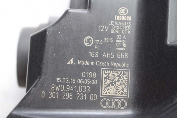 AUDI A4 LAMPY PRZEDNIE PRZÓD FULL LED lampa 8W0941033 8W0941034 8W0 941 033 8W0 941 034 4M0907397C 7PP941572AB 7PP941572A 8W B9