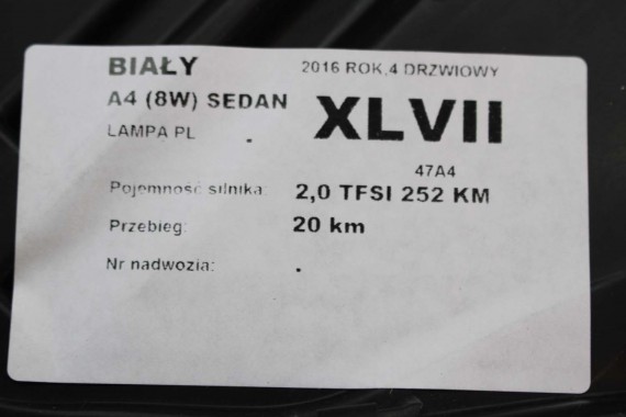 AUDI A4 LAMPY PRZEDNIE PRZÓD FULL LED lampa 8W0941033 8W0941034 8W0 941 033 8W0 941 034 4M0907397C 7PP941572AB 7PP941572A 8W B9