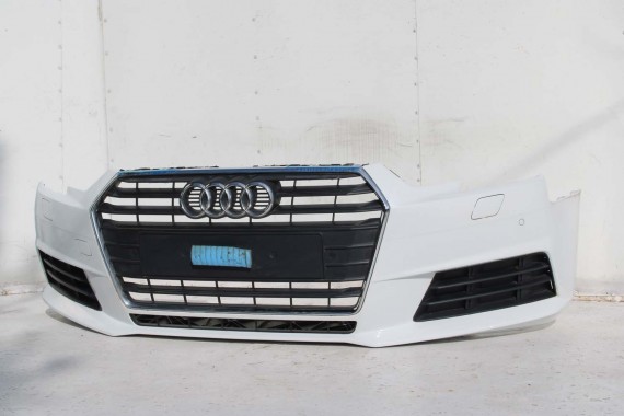 AUDI A4 8W PRZÓD maska błotniki zderzak pas przedni lampy wzmocnienie lampa FULL LED 2Y2Y LS9R Biały 8W0941033 8W0941034 T9 B9