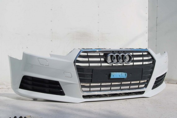 AUDI A4 8W PRZÓD maska błotniki zderzak pas przedni lampy wzmocnienie lampa FULL LED 2Y2Y LS9R Biały 8W0941033 8W0941034 T9 B9