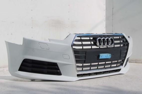 AUDI A4 8W PRZÓD maska błotniki zderzak pas przedni lampy wzmocnienie lampa FULL LED 2Y2Y LS9R Biały 8W0941033 8W0941034 T9 B9