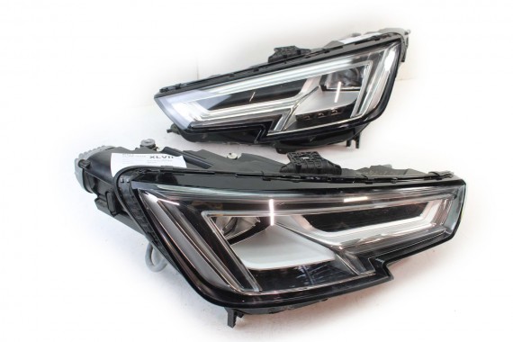AUDI A4 8W PRZÓD maska błotniki zderzak pas przedni lampy wzmocnienie lampa FULL LED 2Y2Y LS9R Biały 8W0941033 8W0941034 T9 B9