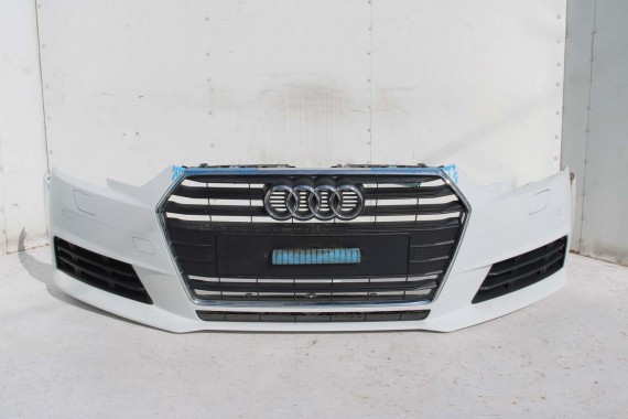 AUDI A4 8W PRZÓD maska błotniki zderzak pas przedni lampy wzmocnienie lampa FULL LED 2Y2Y LS9R Biały 8W0941033 8W0941034 T9 B9