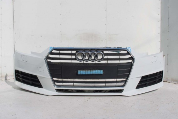 AUDI A4 8W PRZÓD maska błotniki zderzak pas przedni lampy wzmocnienie lampa FULL LED 2Y2Y LS9R Biały 8W0941033 8W0941034 T9 B9