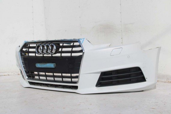 AUDI A4 8W PRZÓD maska błotniki zderzak pas przedni lampy wzmocnienie lampa FULL LED 2Y2Y LS9R Biały 8W0941033 8W0941034 T9 B9