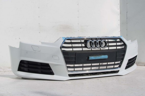 AUDI A4 8W PRZÓD maska błotniki zderzak pas przedni lampy wzmocnienie lampa FULL LED 2Y2Y LS9R Biały 8W0941033 8W0941034 T9 B9