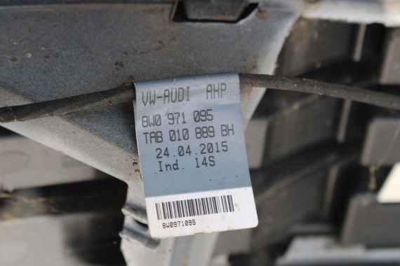 AUDI A4 8W PRZÓD maska błotniki zderzak pas przedni lampy wzmocnienie lampa FULL LED 2Y2Y LS9R Biały 8W0941033 8W0941034 T9 B9