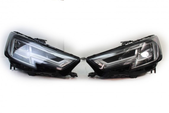 AUDI A4 8W PRZÓD maska błotniki zderzak pas przedni lampy wzmocnienie lampa FULL LED 2Y2Y LS9R Biały 8W0941033 8W0941034 T9 B9