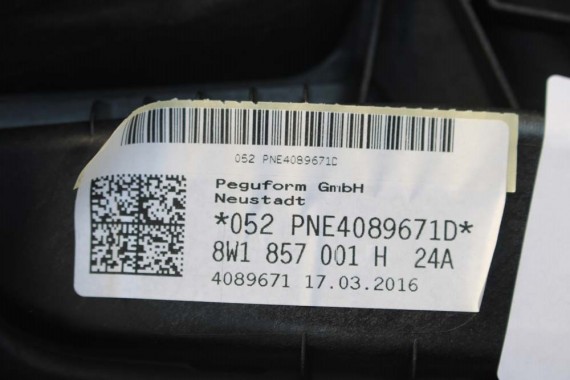 AUDI A4 A5 KONSOLA DESKA ROZDZIELCZA 8W1857001H KOKPIT PULPIT 8W1857001H czarna 8W1857001G 8W1857001F 8W1857001J 8W1857001H b9