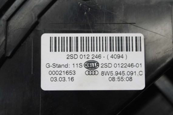 AUDI A4 8W SEDAN LAMPY LED TYLNE TYŁ 8W5945091C 8W5945092C 8W5945093C 8W5945094C 8W5 945 091 C lampa 8W B9 8W5945091B 8W5945092B