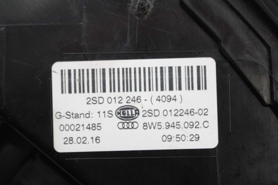 AUDI A4 8W SEDAN LAMPY LED TYLNE TYŁ 8W5945091C 8W5945092C 8W5945093C 8W5945094C 8W5 945 091 C lampa 8W B9 8W5945091B 8W5945092B