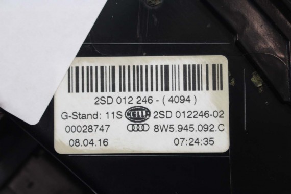 AUDI A4 8W SEDAN LAMPY LED TYLNE TYŁ 8W5945091C 8W5945092C 8W5945093C 8W5945094C 8W5 945 091 C lampa 8W B9 8W5945091B 8W5945092B