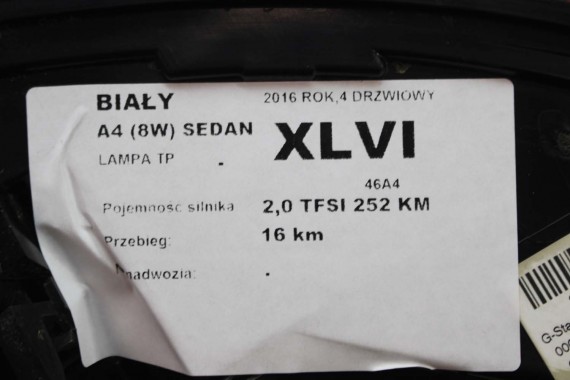 AUDI A4 8W SEDAN LAMPY LED TYLNE TYŁ 8W5945091C 8W5945092C 8W5945093C 8W5945094C 8W5 945 091 C lampa 8W B9 8W5945091B 8W5945092B