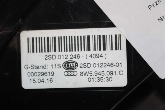 AUDI A4 8W SEDAN LAMPY LED TYLNE TYŁ 8W5945091C 8W5945092C 8W5945093C 8W5945094C 8W5 945 091 C lampa 8W B9 8W5945091B 8W5945092B