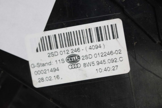 AUDI A4 8W SEDAN LAMPY LED TYLNE TYŁ 8W5945091C 8W5945092C 8W5945093C 8W5945094C 8W5 945 091 C lampa 8W B9 8W5945091B 8W5945092B