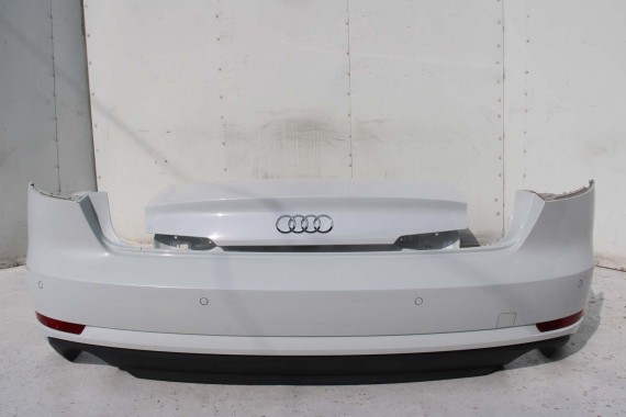 AUDI A4 SEDAN TYŁ ZDERZAK tylny + KLAPA BAGAŻNIKA 8W B9 2Y2Y LS9R biały ZESTAW KOMPLET 8W5827025 8W5807511 8W5807067 8W5807521