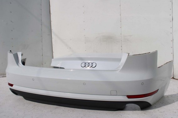 AUDI A4 SEDAN TYŁ ZDERZAK tylny + KLAPA BAGAŻNIKA 8W B9 2Y2Y LS9R biały ZESTAW KOMPLET 8W5827025 8W5807511 8W5807067 8W5807521
